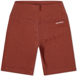 Sporty & Rich Serif Logo Rib Biker Cycling Shorts