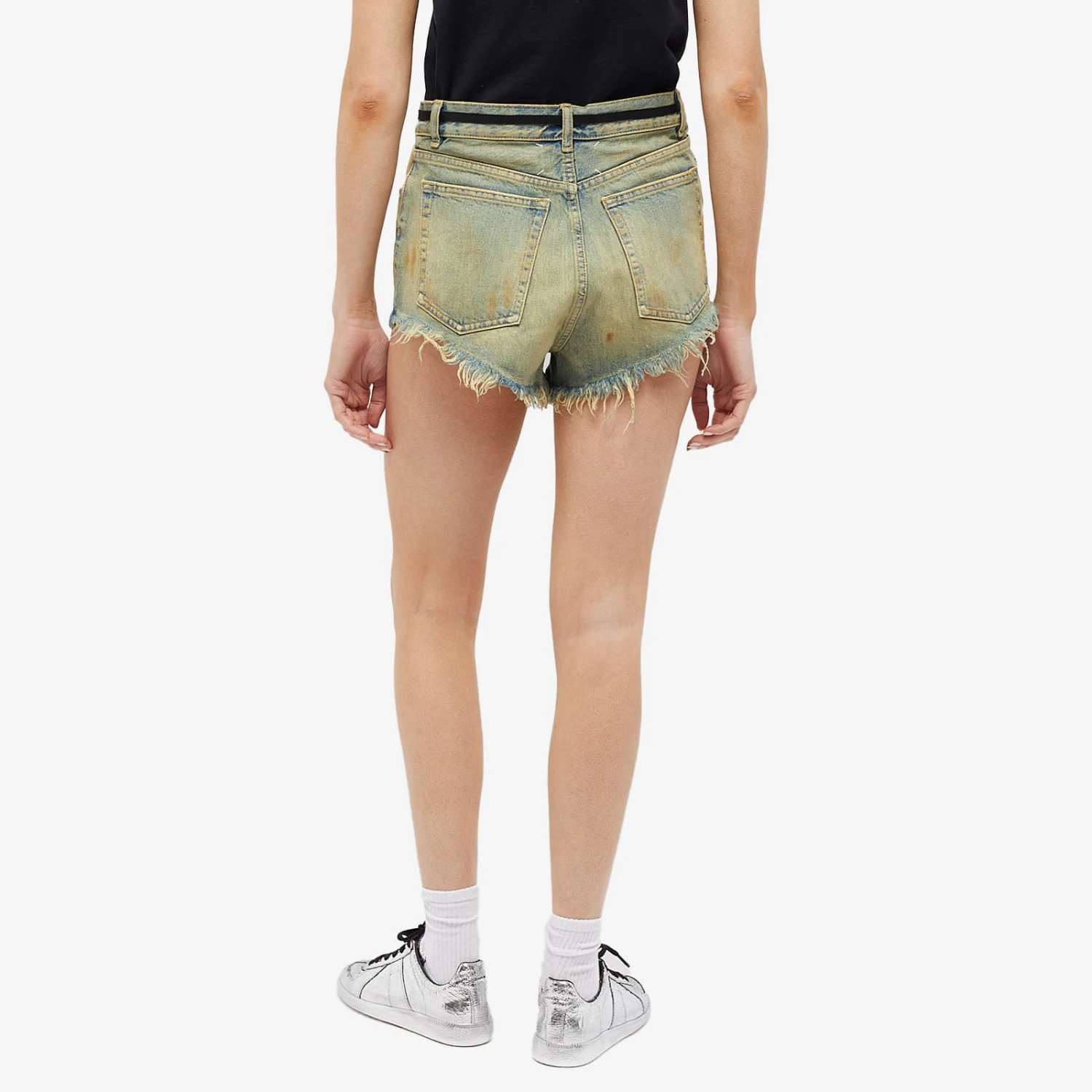 Maison Margiela High Rise Denim Shorts 3 Maison Margiela High Rise Denim Shorts - Image 3
