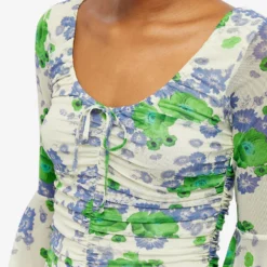 GANNI U-Neck Mini Dress -Deals Snazzy Mode Store 02 06 2023 LB T3498 135 9 1