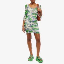 GANNI U-Neck Mini Dress -Deals Snazzy Mode Store 02 06 2023 LB T3498 135 m8 1