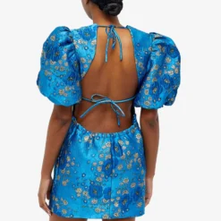 GANNI Open Back Mini Dress -Deals Snazzy Mode Store 02 06 2023 si f7949 891 7