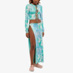 ROTATE Printed Midi Wrap Skirt -Deals Snazzy Mode Store 03 08 2023 JC 1101562803 16 6030 m8 1