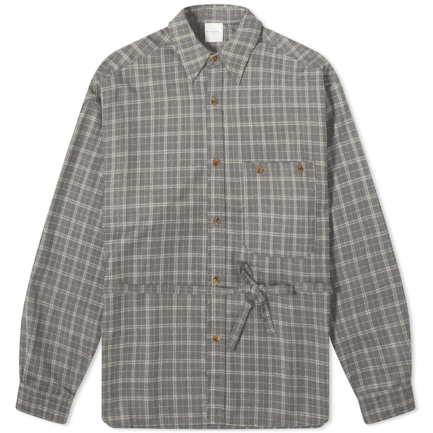 Deiji Studios Wool Check Shirt 1 Deiji Studios Wool Check Shirt