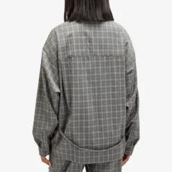 Deiji Studios Wool Check Shirt 7 Deiji Studios Wool Check Shirt -Deals Snazzy Mode Store 04 03 2024 LB SS24 040ECK 8 1