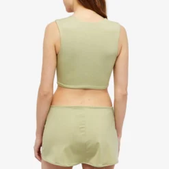 Danielle Guizio Celestial Stretch Top -Deals Snazzy Mode Store 05 01 2023 SI DGF218908 GRN 7 1