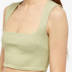 Danielle Guizio Celestial Stretch Top -Deals Snazzy Mode Store 05 01 2023 SI DGF218908 GRN 9 1