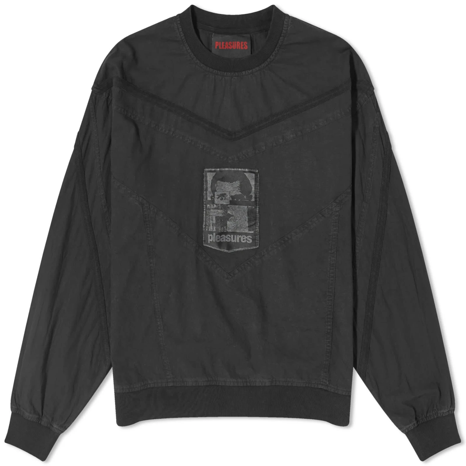 Pleasures Mentor Crew Sweat 1 Pleasures Mentor Crew Sweat