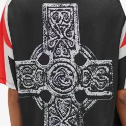 Pleasures Mind Soccer Jersey -Deals Snazzy Mode Store 06 06 24 NS P24SP011 BLK 10 1