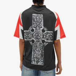 Pleasures Mind Soccer Jersey -Deals Snazzy Mode Store 06 06 24 NS P24SP011 BLK 8 1