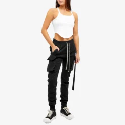 Rick Owens DRKSHDW Basic Cropped Tank Vest -Deals Snazzy Mode Store 06 12 2023 JD DS02C5100 B 11 m8 1