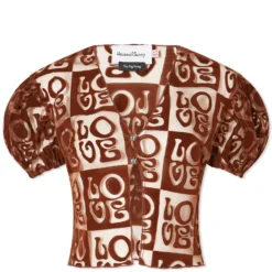 House Of Sunny Casa Amour Embroidered Top