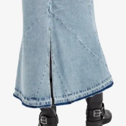 3.Paradis Long Denim Skirt -Deals Snazzy Mode Store 07 03 2024 JC SS24223 WBL 10 1