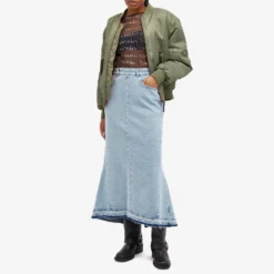 3.Paradis Long Denim Skirt -Deals Snazzy Mode Store 07 03 2024 JC SS24223 WBL m9 1