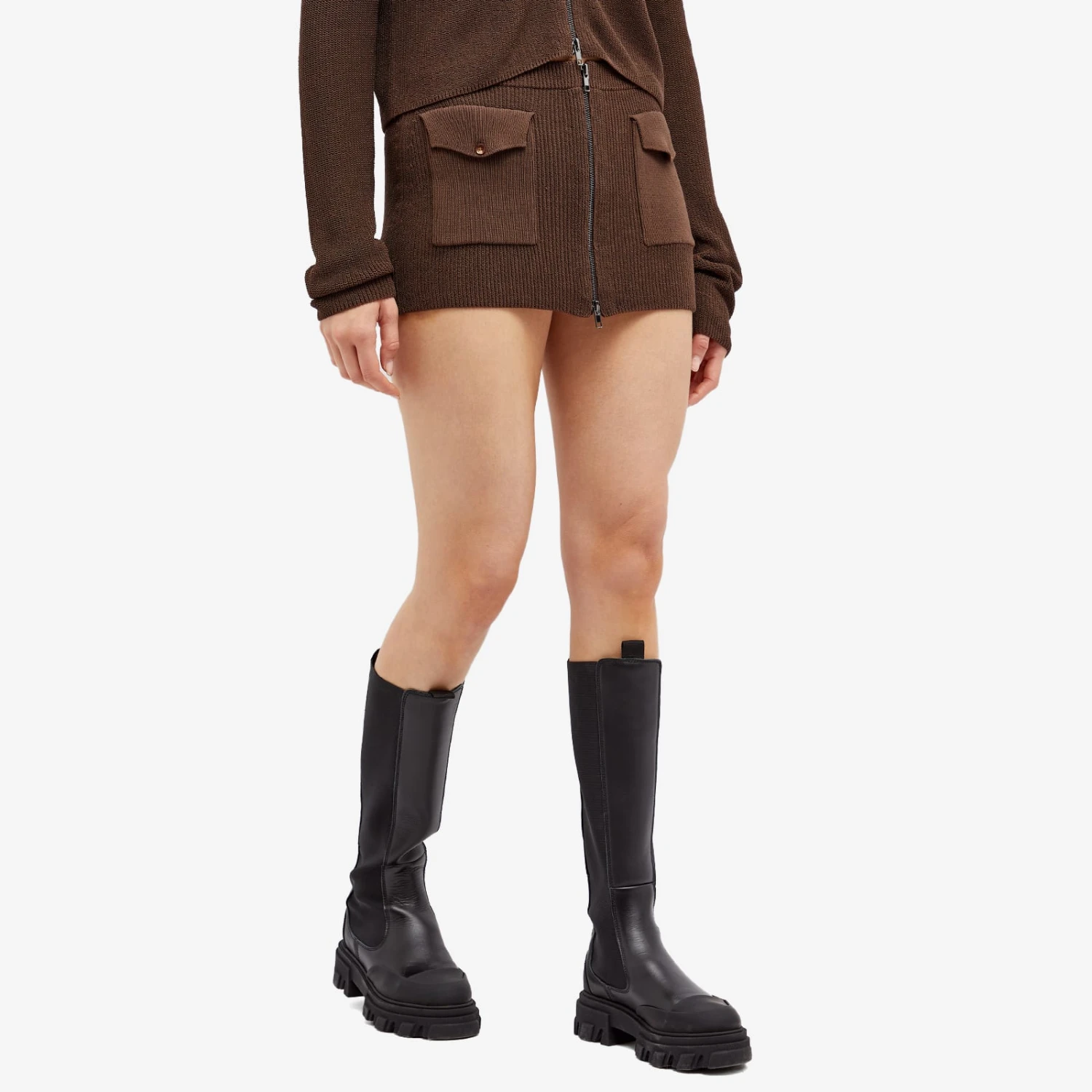 Aya Muse Musa Textured Mini Skirt 2 Aya Muse Musa Textured Mini Skirt - Image 2