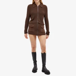 Aya Muse Musa Textured Mini Skirt 8 Aya Muse Musa Textured Mini Skirt -Deals Snazzy Mode Store 08 08 23 LS AMPF2330 CHC m8 1