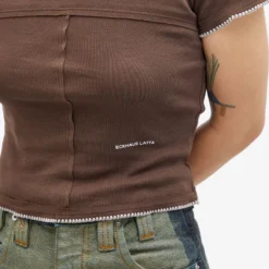 Eckhaus Latta Lapped Baby T-Shirts -Deals Snazzy Mode Store 09 02 2024 JD 303 EL PS24 DE 9 1