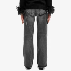 COURREGES Courrèges One Strap Stone Denim Baggy Pants -Deals Snazzy Mode Store 10 01 24 LS 423DPA169DE0009 9071 7 1