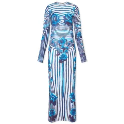 Jean Paul Gaultier Flower Maxi Dress