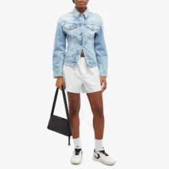 Marine Serre Regenerated Household Shorts -Deals Snazzy Mode Store 10 05 2024 BLR USH002 WH10 m9 1