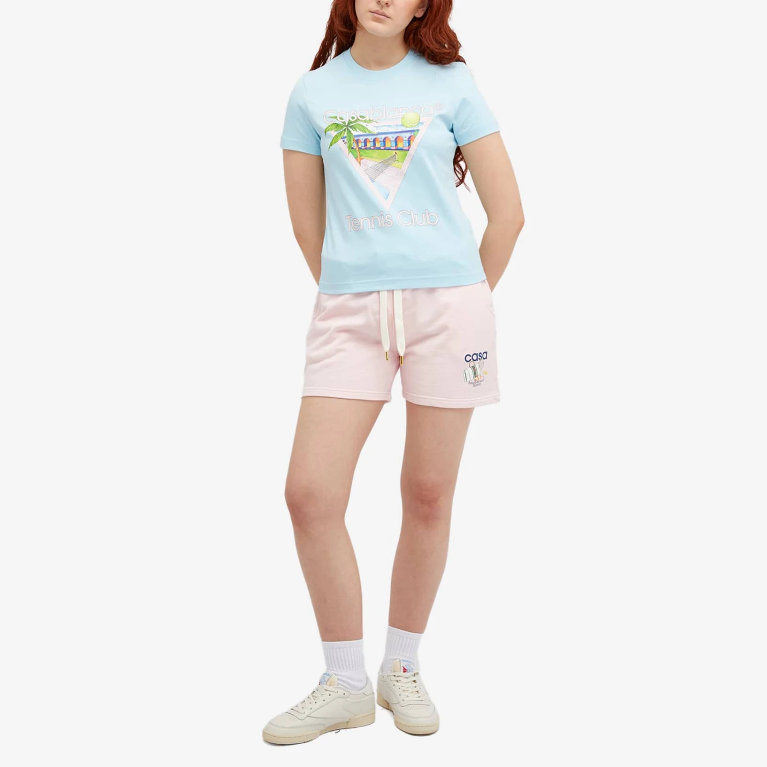 Casablanca Tennis Club Icon Fitted T-Shirt 4 Casablanca Tennis Club Icon Fitted T-Shirt - Image 4