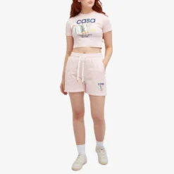 Casablanca Equipement Sportif Sweat Shorts -Deals Snazzy Mode Store 11 01 2024 JW WPS24 JTR 037 03 m8 1