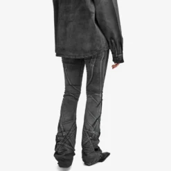 Ottolinger Big Waistband Drape Denim Jeans -Deals Snazzy Mode Store 11 01 24 TC 1704712 BLKPNT 7 1