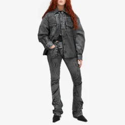 Ottolinger Big Waistband Drape Denim Jeans -Deals Snazzy Mode Store 11 01 24 TC 1704712 BLKPNT m8 1