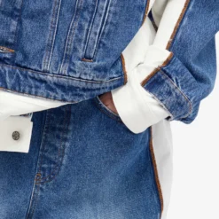 Jean Paul Gaultier Contrast Panel Wide Leg Jeans -Deals Snazzy Mode Store 11 04 2024 AJ 24 25 U JE124I D013 5701 10 1