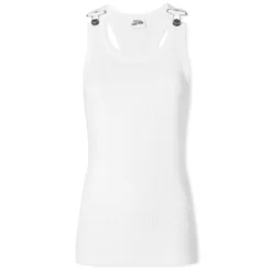 Jean Paul Gaultier Overall Buckle Ribbed Tank Top