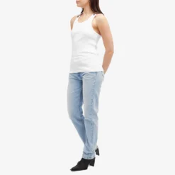 Jean Paul Gaultier Overall Buckle Ribbed Tank Top -Deals Snazzy Mode Store 11 04 2024 JD 24 25 U DB023 J054 01 m9 1