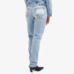 Jean Paul Gaultier Logo Straight Leg Jeans -Deals Snazzy Mode Store 11 04 2024 LB 24 25 F JE126I D014 5601 8 1