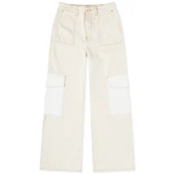 GANNI Ecru Denim Angi