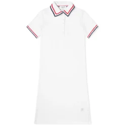Thom Browne Midi RWB Polo Dress