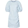 GANNI Puff Sleeve Mini Dress