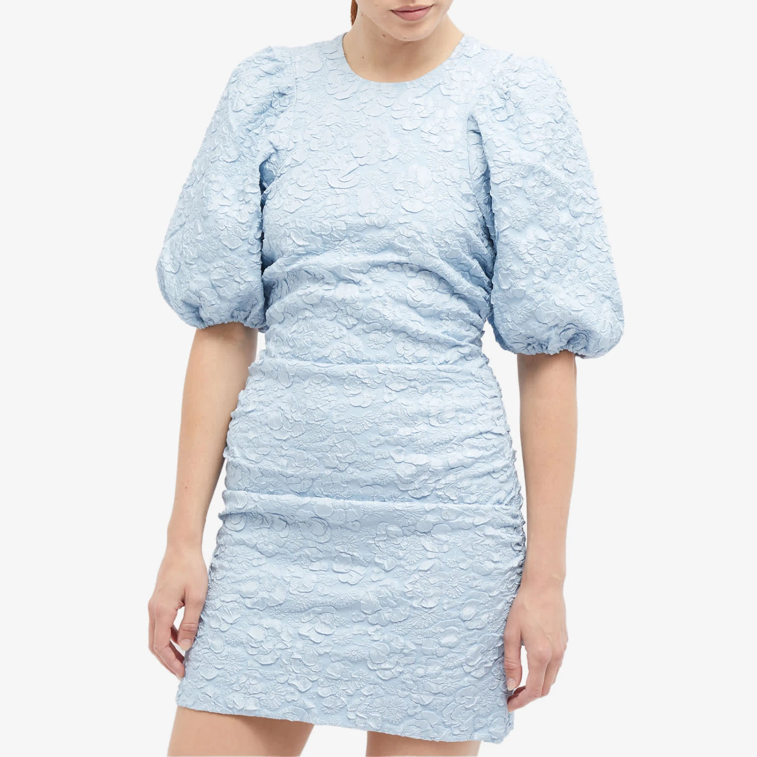 GANNI Puff Sleeve Mini Dress 2 GANNI Puff Sleeve Mini Dress - Image 2