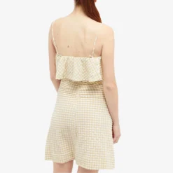 GANNI Seersucker Strap Mini Dress -Deals Snazzy Mode Store 14 07 2023 JC F7954 531 7 1