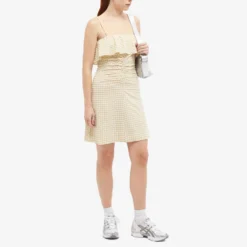 GANNI Seersucker Strap Mini Dress -Deals Snazzy Mode Store 14 07 2023 JC F7954 531 m8 1
