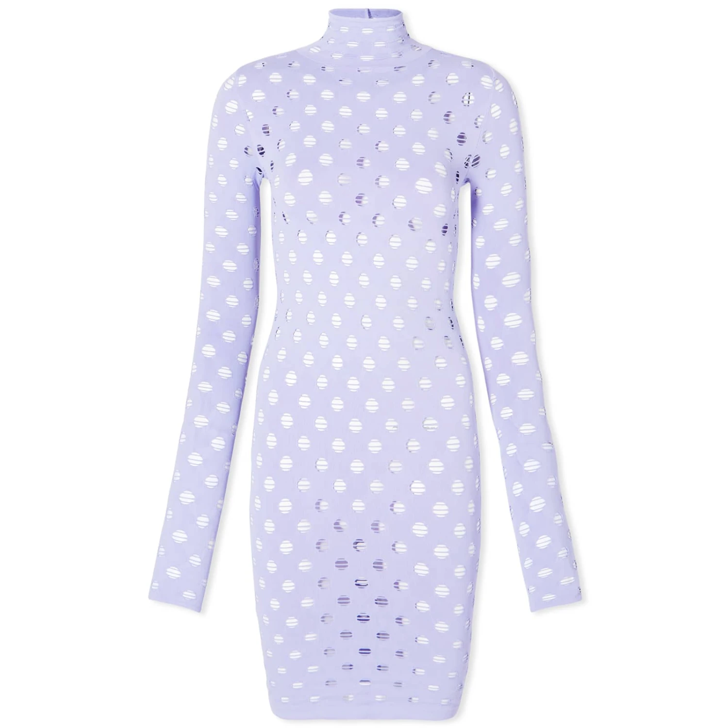 Maisie Wilen Perforated Turtleneck Dress 1 Maisie Wilen Perforated Turtleneck Dress