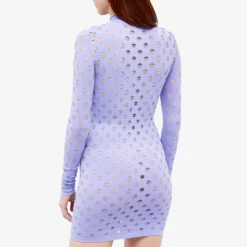 Maisie Wilen Perforated Turtleneck Dress 7 Maisie Wilen Perforated Turtleneck Dress -Deals Snazzy Mode Store 14 08 2023 JA YS449PF23 PPL 7 1