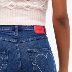 Carne Bollente The Love Butt Denim Jeans -Deals Snazzy Mode Store 14 09 2023 LB AW23DP0202 BLU 9 1