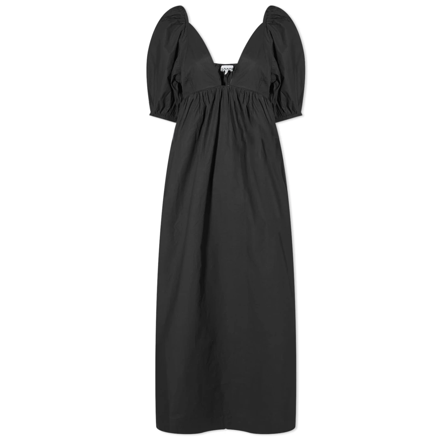 Ganni Cotton Poplin Long Dress 1 Ganni Cotton Poplin Long Dress