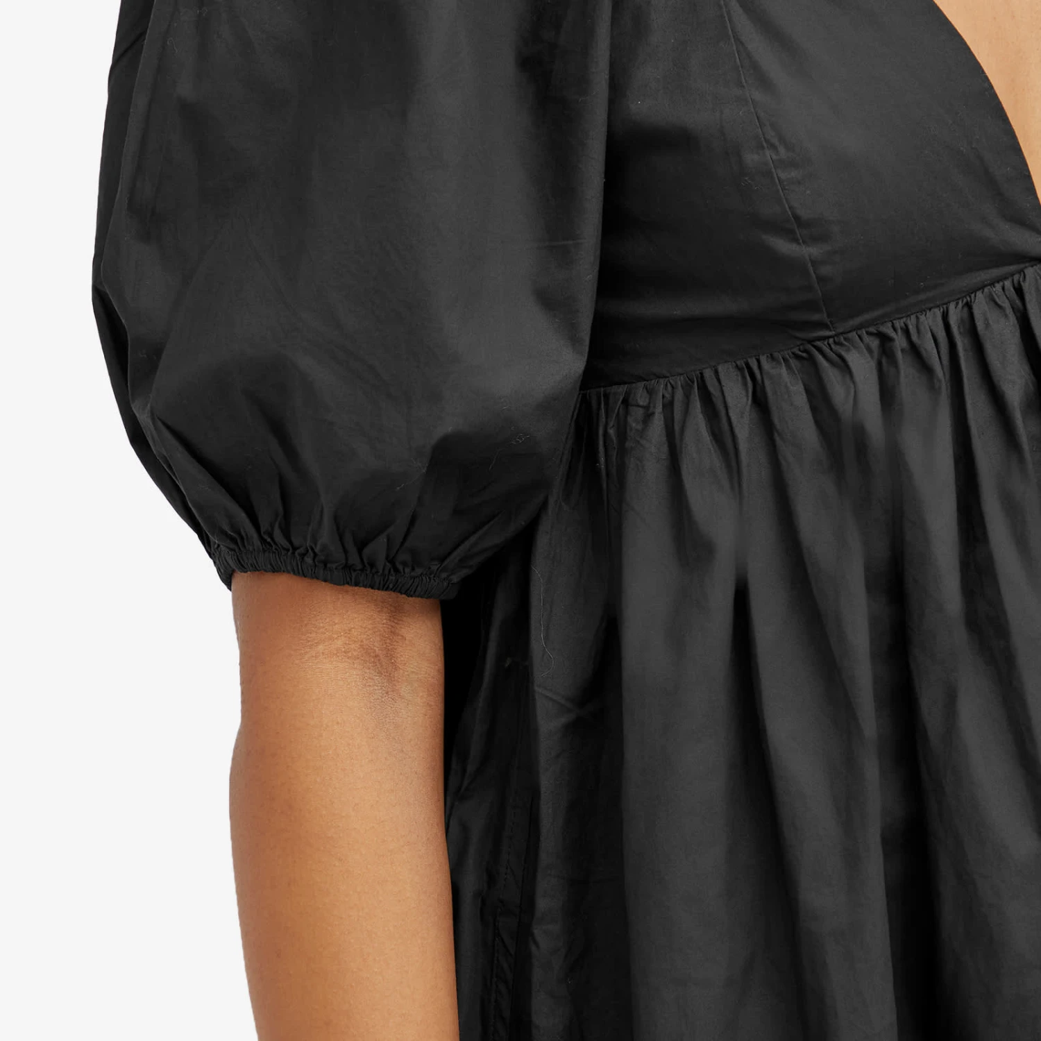 Ganni Cotton Poplin Long Dress 5 Ganni Cotton Poplin Long Dress - Image 5