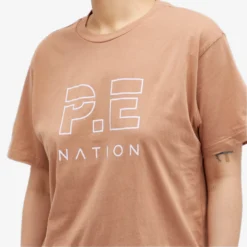 P.E Nation Heads Up Logo T-Shirt -Deals Snazzy Mode Store 15 04 2024 LB 241T144 CAM 10 1