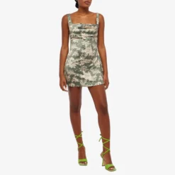 Miaou Moss Toile Ginger Mini Dress -Deals Snazzy Mode Store 15 09 2022 ja 5018ss2mst m9