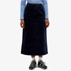 Gramicci Corduroy Midi Cargo Skirt -Deals Snazzy Mode Store 15 11 2023 LB G3FW SK008 DNY 6 1