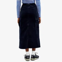 Gramicci Corduroy Midi Cargo Skirt -Deals Snazzy Mode Store 15 11 2023 LB G3FW SK008 DNY 7 1