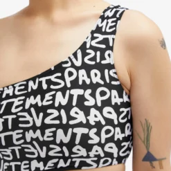 VETEMENTS One Shoulder Mini Dress -Deals Snazzy Mode Store 15 02 2024 JD WE64DR600BW 9 1