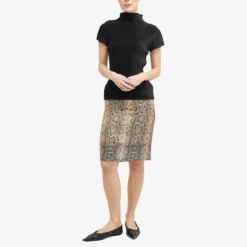 Sportmax Desio Snakeskin Mini Skirt -Deals Snazzy Mode Store 16 01 2024 JC 2412101041600 002 m8 1