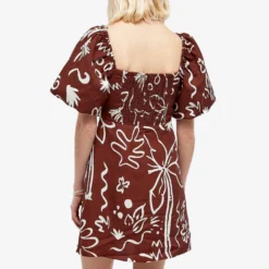 KITRI Zosia Coco Palm Print Mini Dress -Deals Snazzy Mode Store 17 05 2023 jc 2207109cpp 7