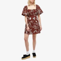 KITRI Zosia Coco Palm Print Mini Dress -Deals Snazzy Mode Store 17 05 2023 jc 2207109cpp m8